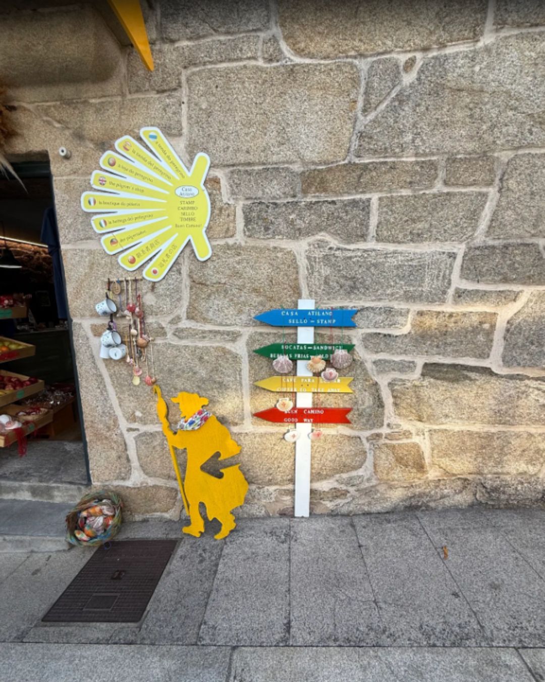 Camino de Santiago Sign